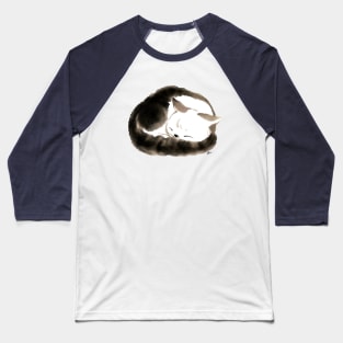 Cat Sleep Ball Baseball T-Shirt